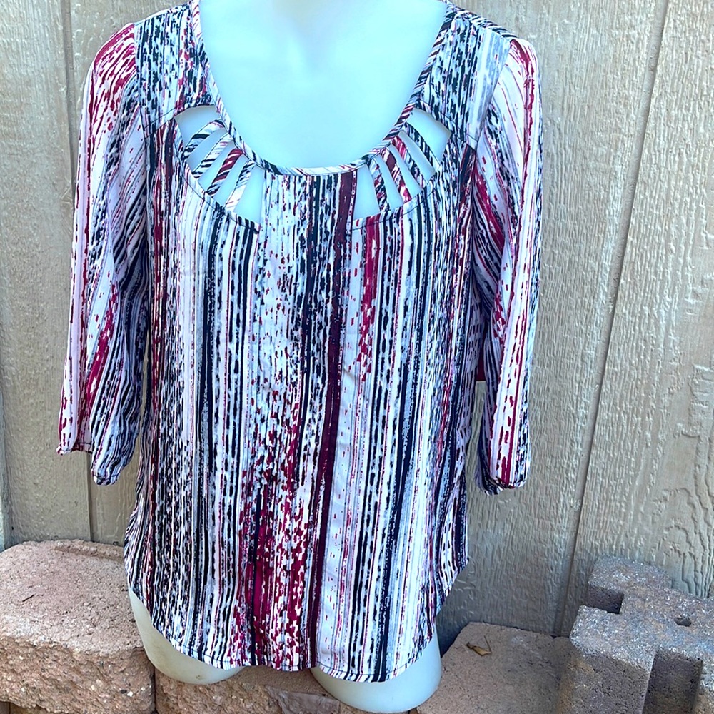 NWT 3/4 Sleeved  Blouse Heartsoul Size S